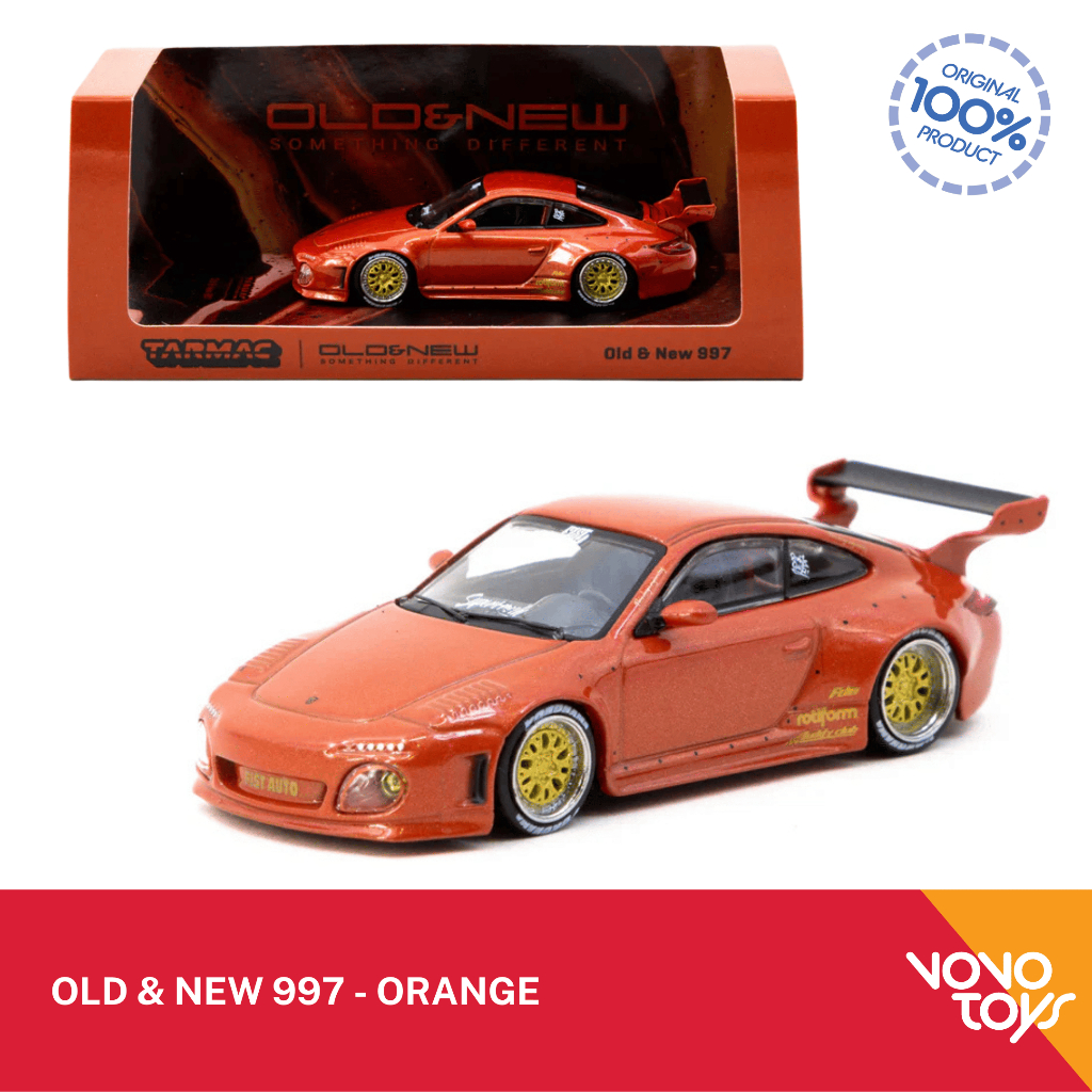 Tarmac 1/64 RWB Old & New 997 Red Metallic