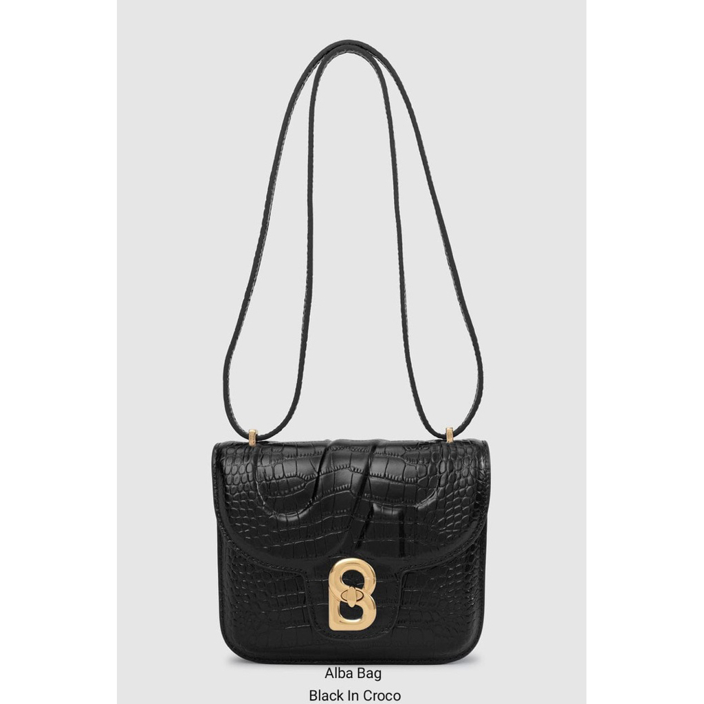 Alba Bag in Croco Buttonscarves
