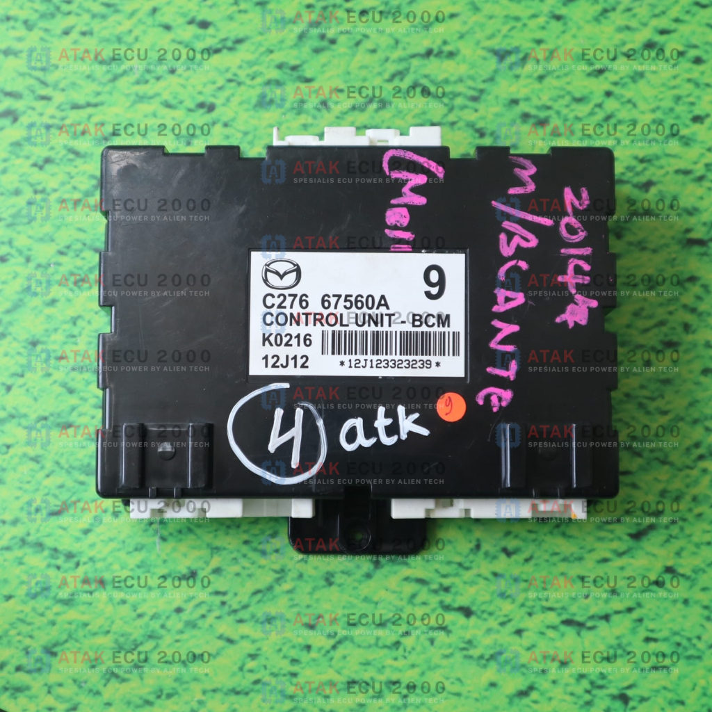 BCM Mazda Biante Non skyactive code 9 - Body Control Unit