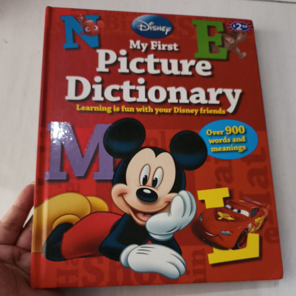buku kamus anak my first picture dictionary disney | preloved ori