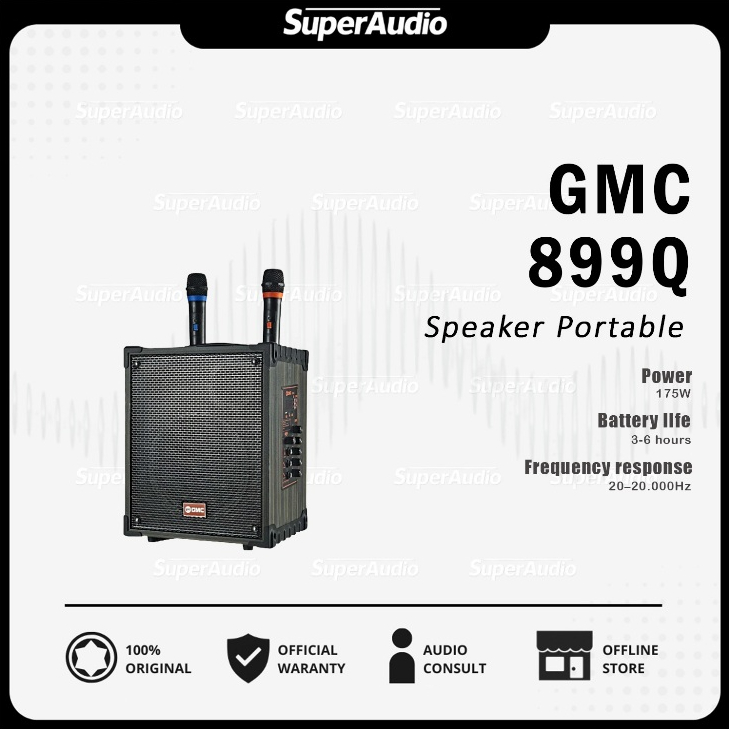 GMC 899Q Speaker Speaker Portable 5 Inch