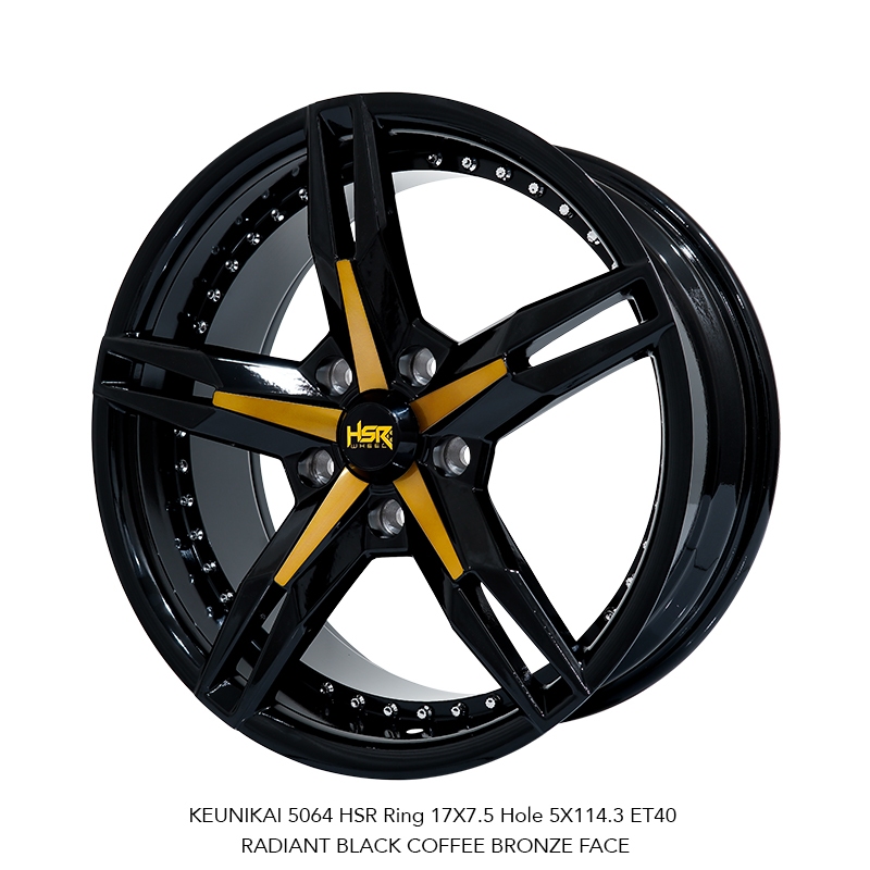 PROMO VELG KEUNIKAI 5064 HSR RING 17 LEBAR 7.5 untuk mobil Toyota: Innova, Rush, Camry, Alphard, Vel