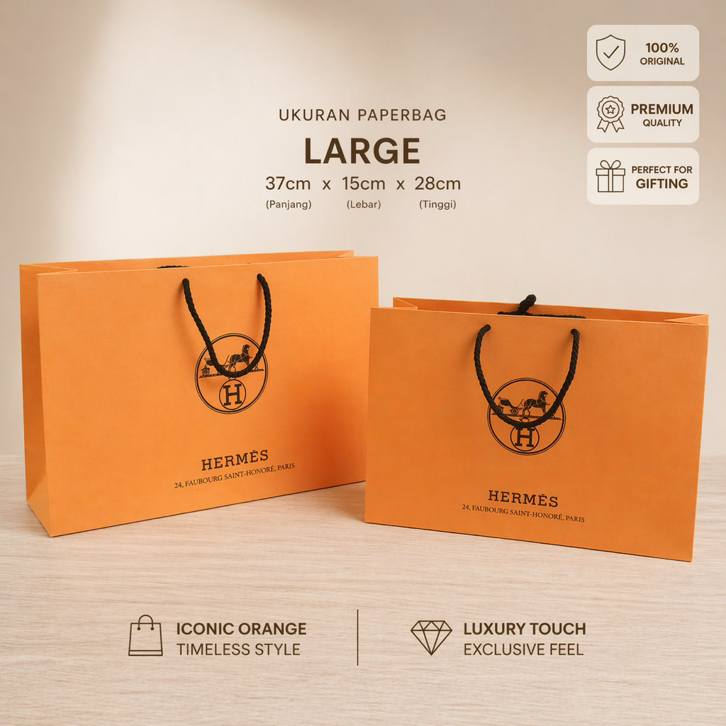 Paper Bag Branded HS Paper Bag Original Store Pembungkus Kado