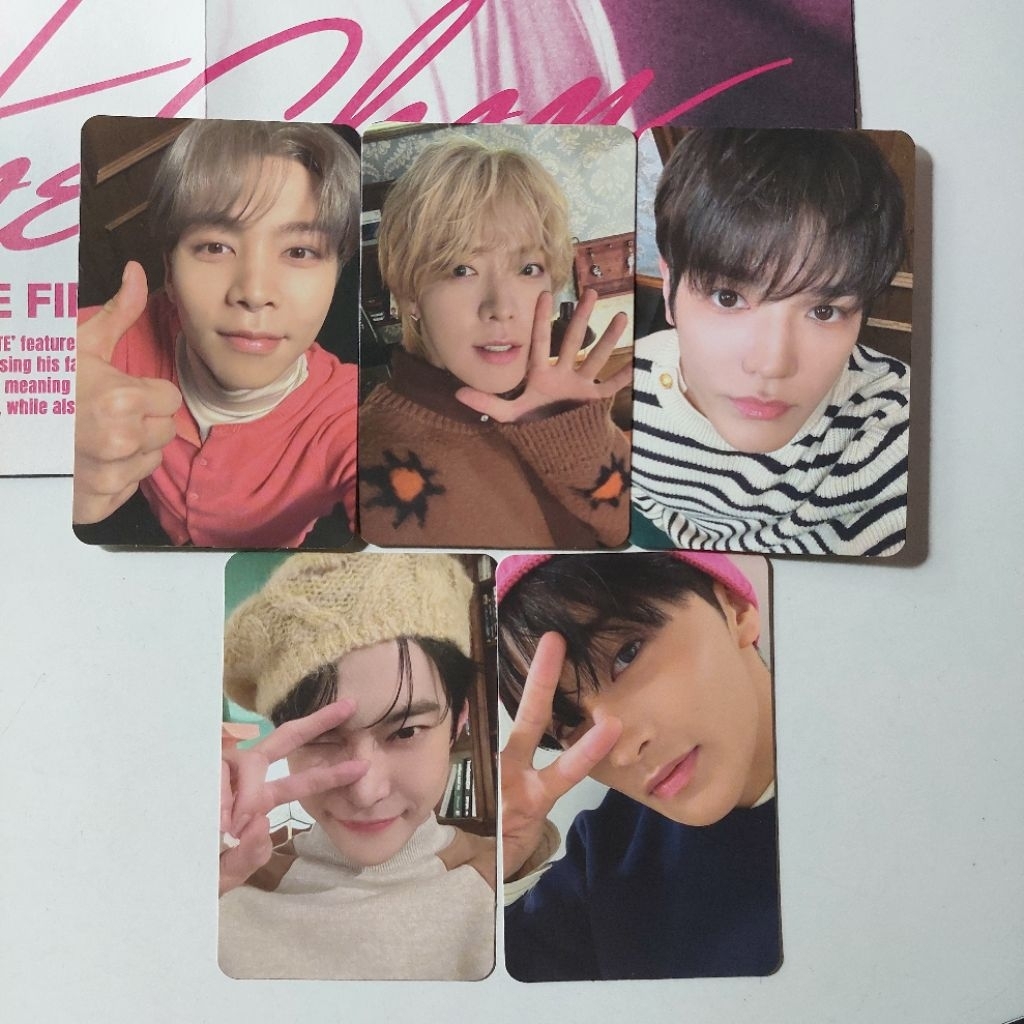 PHOTOCARD OFFICIAL JOHNNY DOYOUNG MARK TAEYONG YUTA BTFM BE THERE FOR ME NCT 127