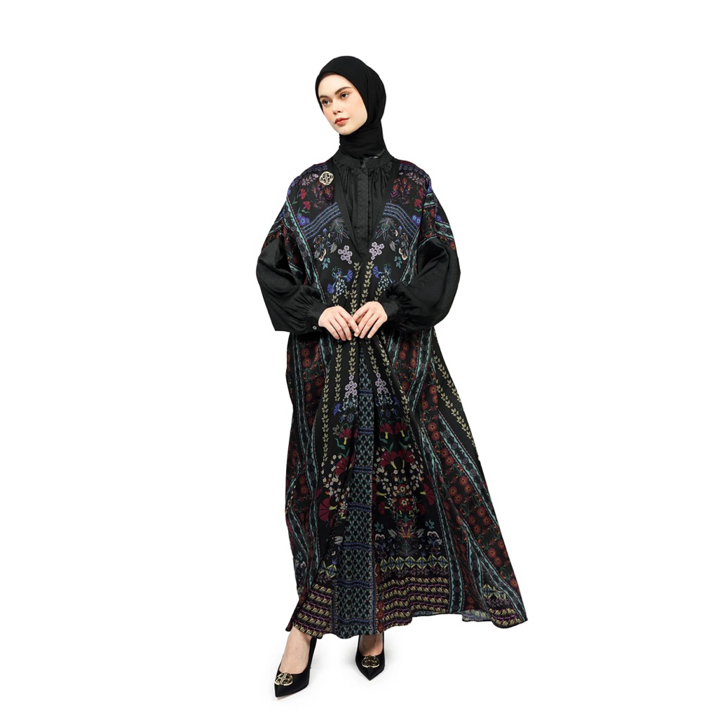 NEW Nada Puspita Iznik Kaftan Dress - Black