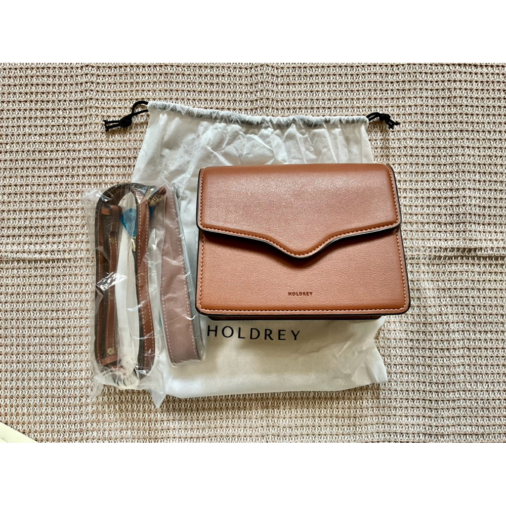 [ wajib baca deskripsi ] NEW HOLDREY - Alba Bag Small in Tan Latte
