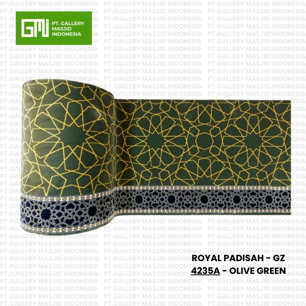 PT. GMI - Karpet Mesjid Tebal Empuk Turki Royal Padisah Tebal 24mm / Karpet Turki