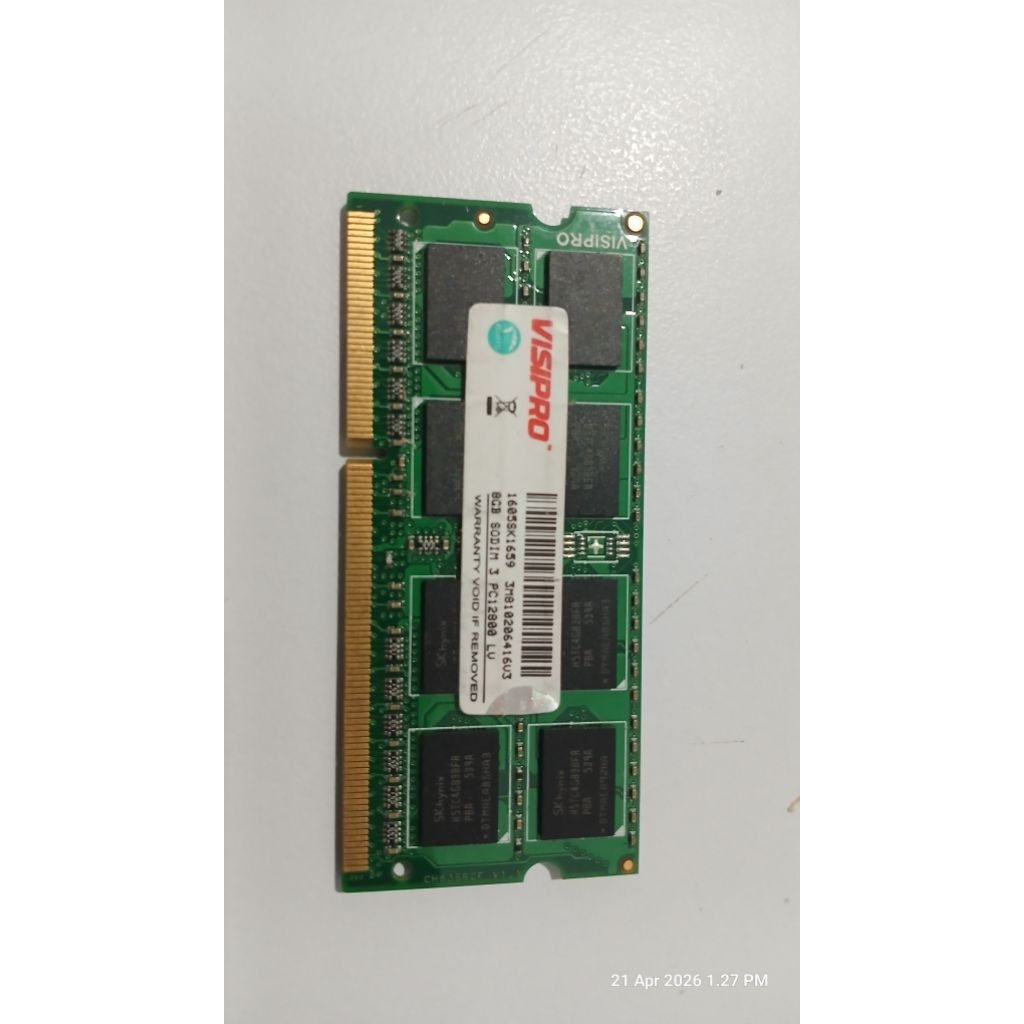 RAM Sodim Visipro 8GB DDR3
