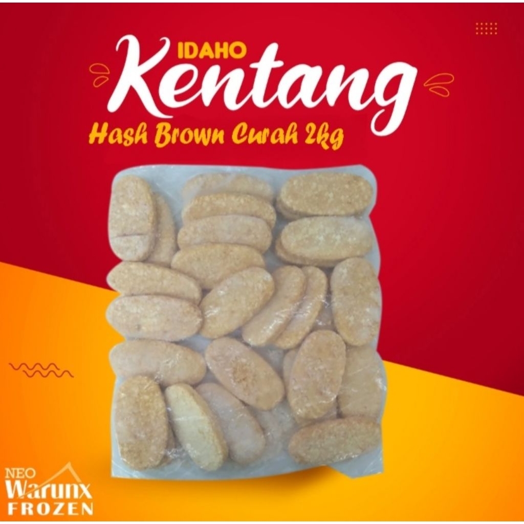 Hash Brown Curah 2kg Idaho Hash Brown Kentang Olahan Dan Makanan Praktis