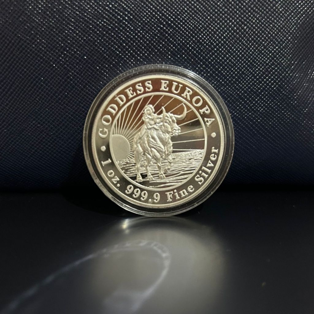 Koin Perak 1 oz Goddes Europa