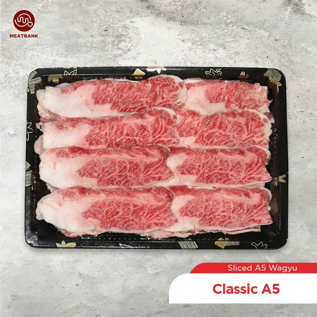 MEATBANK JAPAN WAGYU A5 SLICE CLASSIC A5 Kobe Beef Shabu Teppanyaki Hotpot Steak