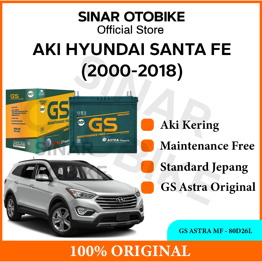 AKI SANTA FE LAMA GS ASTRA MF KERING 80D26L