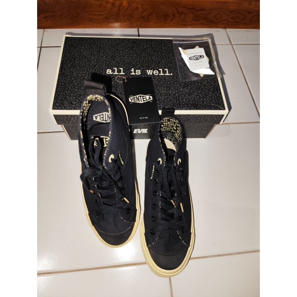 Sepatu Ventela Evil Gading Martin High Size 41 Original Second Kondisi Bagus