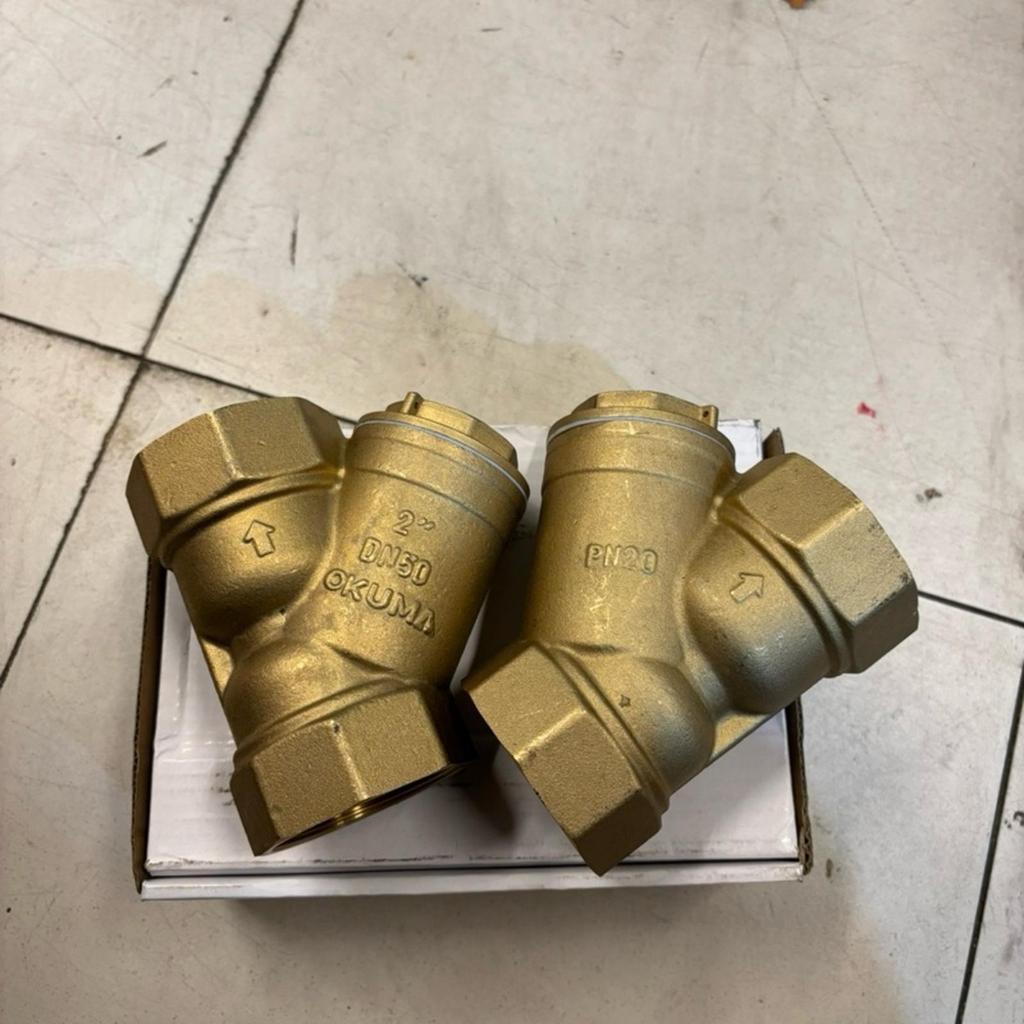 Strainer 3” inch Drat Kuningan Saringan Y