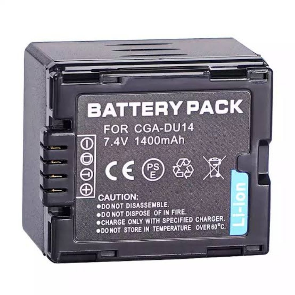 Battery Handycam For Panasonic DU-14 NV-GS10 GS21 GS26 GS30 GS38 GS50 DU12 VW-VBD120 VBD140 GS80 GS1