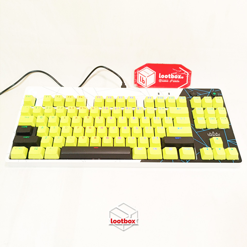 Keyboard Gaming USB Mechanical Logitech G Pro X TKL KDA Edition Hotswap - SECOND
