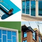 Kaca film Hijau Biru Solid Biru soft Coklat