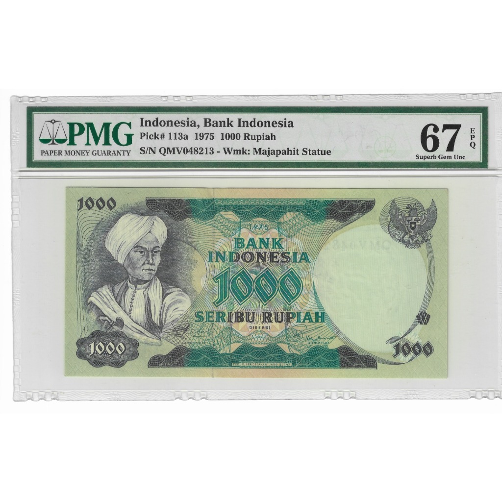 Uang Kuno 1000 Rupiah Diponegoro PMG