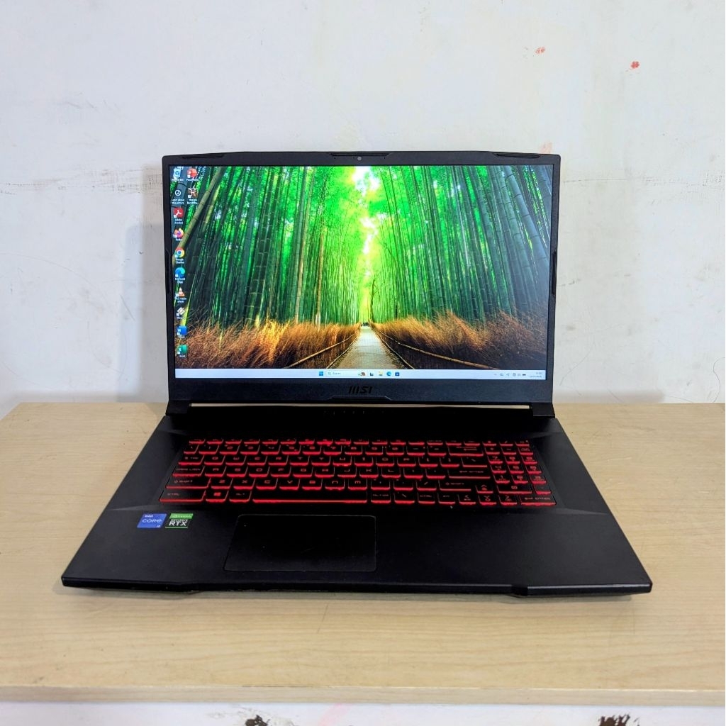 GAMING Laptop MSI KATANA GF76 11UD RTX3050ti Laptop Murah - Laptop bekas