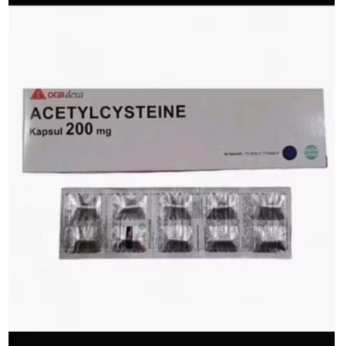 ACETYLCYSTEINE OGB DEXA MEDICA 200 MG