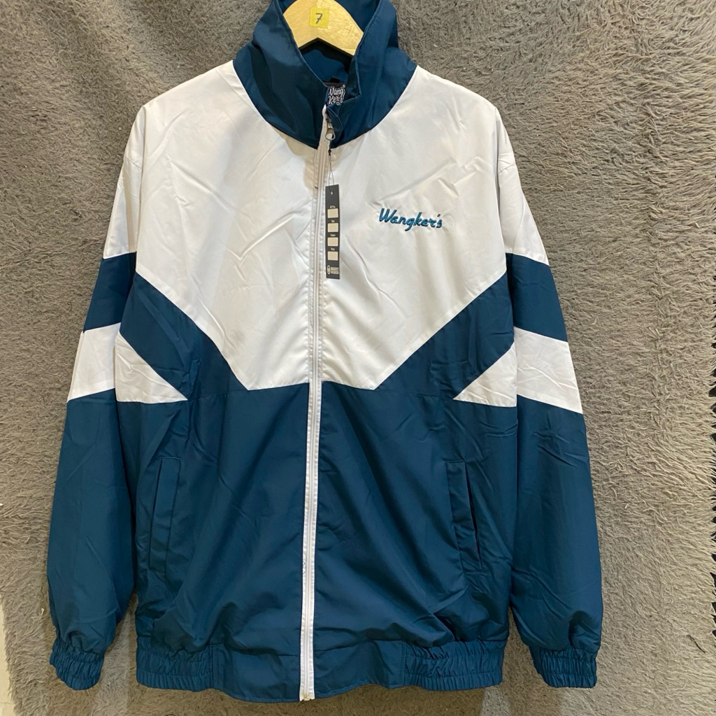 tracktop pria tracktop kombinasi bahan parasut