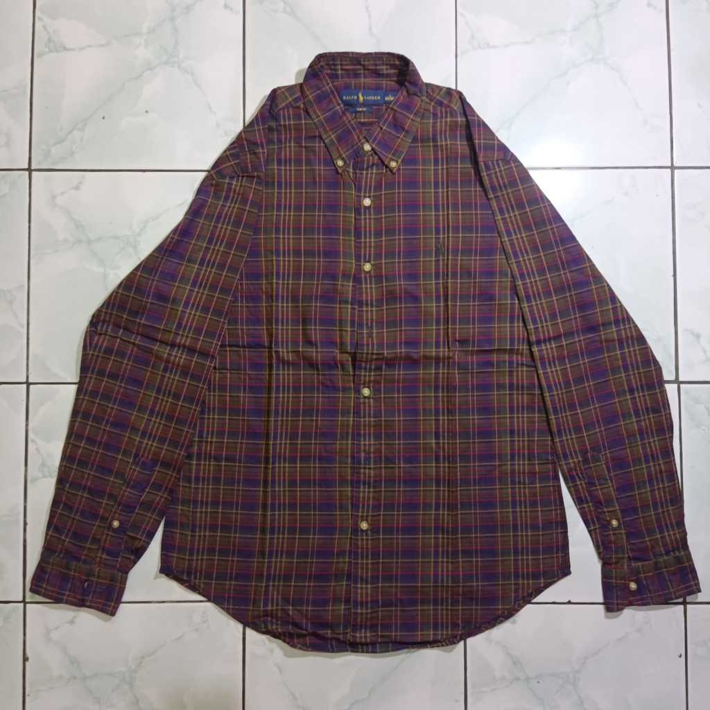 kemeja polo ralph lauren, polo ralph lauren, polo, kemeja pria, kemeja panjang pria, kemeja second, 