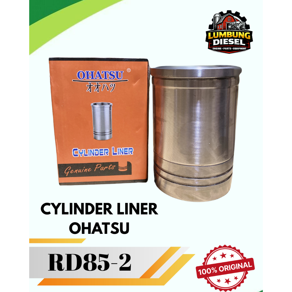 Cylinder Liner RD85-2S Ohatsu Original / Boring Furing Liner Diesel Kubota RD 85-2 / Cylinder Liner 