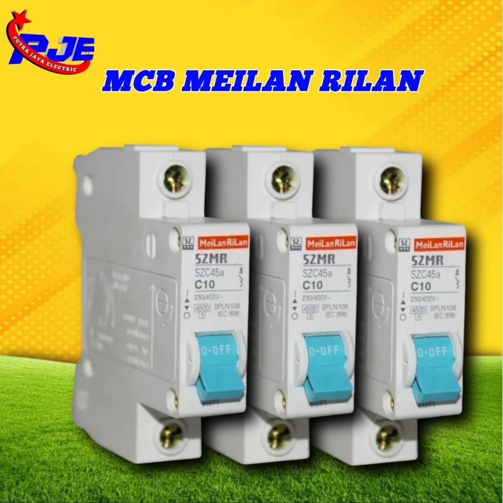 MCB SZMR MEILAN RILAN 1PHASE BARU GRES. TERSEDIA 16A. KUWALITAS ORIGINAL