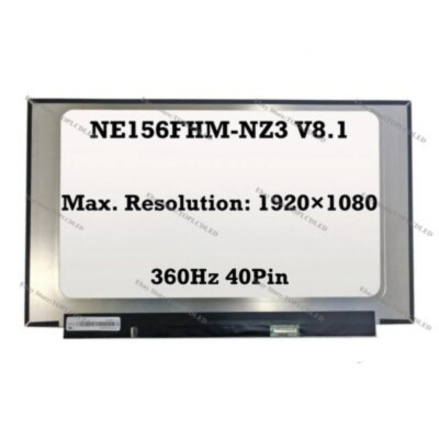 LED LCD Laptop MSI Pulse 15 B13VFK-1254ID NE156FHM-NZ3 15.6 Inch 40 Pin Narrow 360Hz