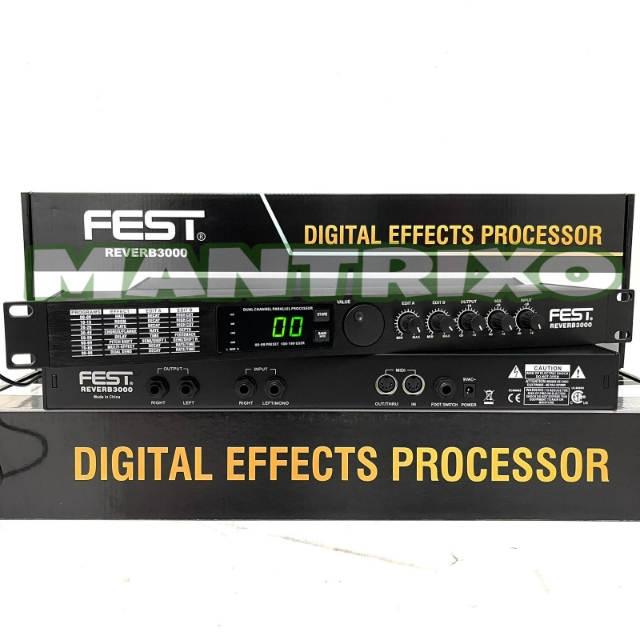 Effect Vocal Fest Reverb 3000 / Reverb3000 Effect Vocal Original Garansi 1 tahun