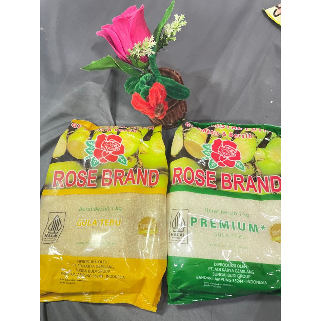 Rosebrand gula pasir 1kg || gula pasir kemasan 1kg rosebrand