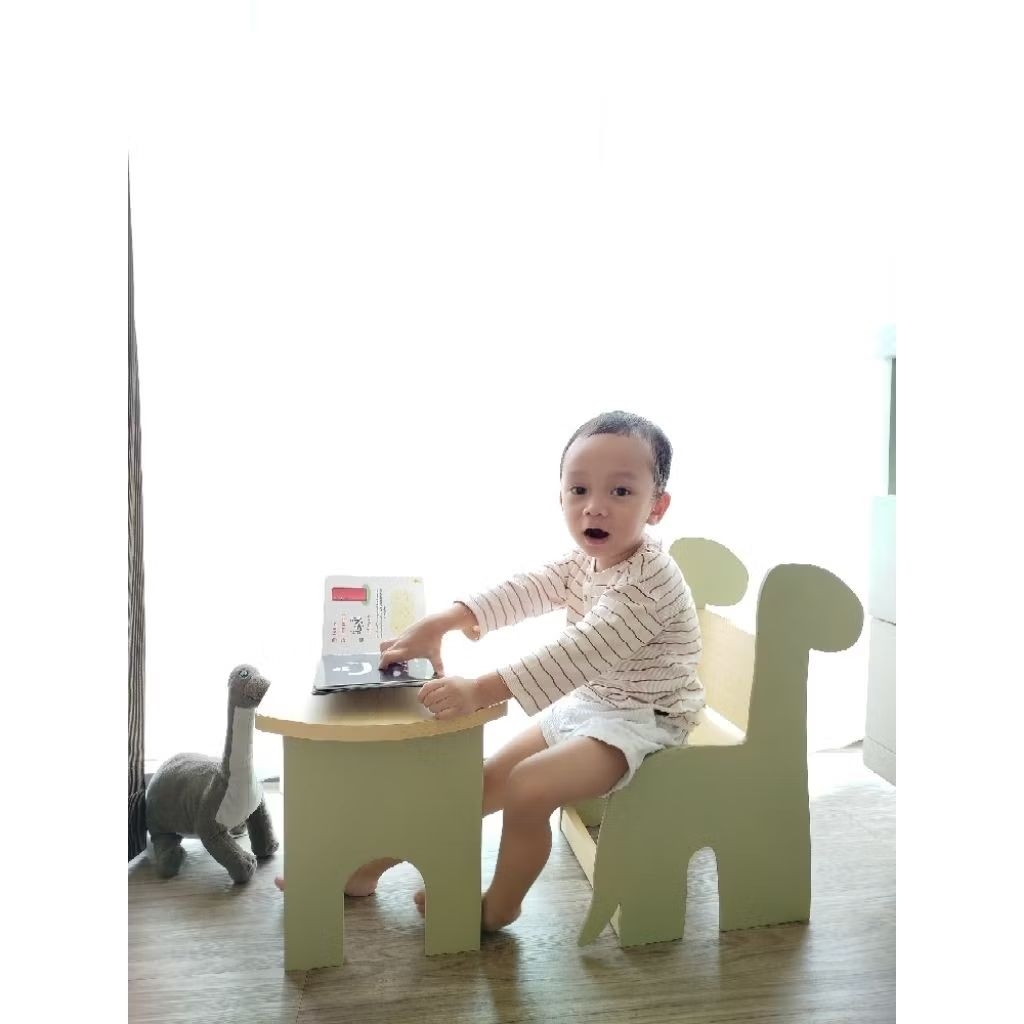 Kursi Anak Kayu Estetik Bentuk Binatang | Kursi Belajar Anak Minimalis | Kursi Makan Anak Lucu Scand