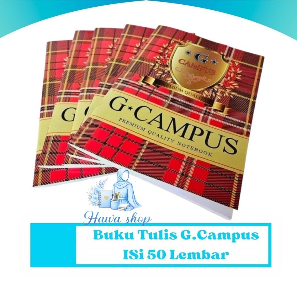 Buku Tulis Campus 50 lembar 10 buku G Campus ukuran boxy Campus panjang