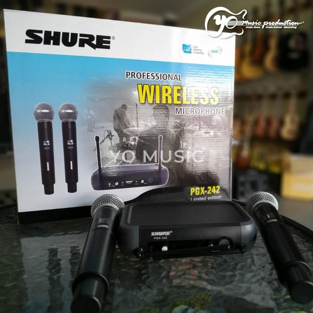 Mic Shure Wireless PGX 242 2 Handheld Set Mic Shure Original