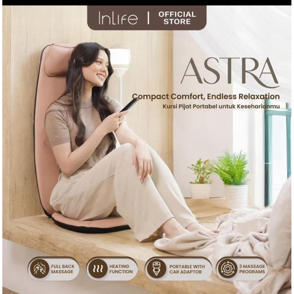 Kursi Pijat Refleksi Mobil Advance Astra iS8803 - INLIFE
