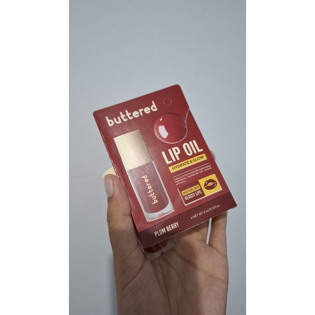 lip oil buttered
