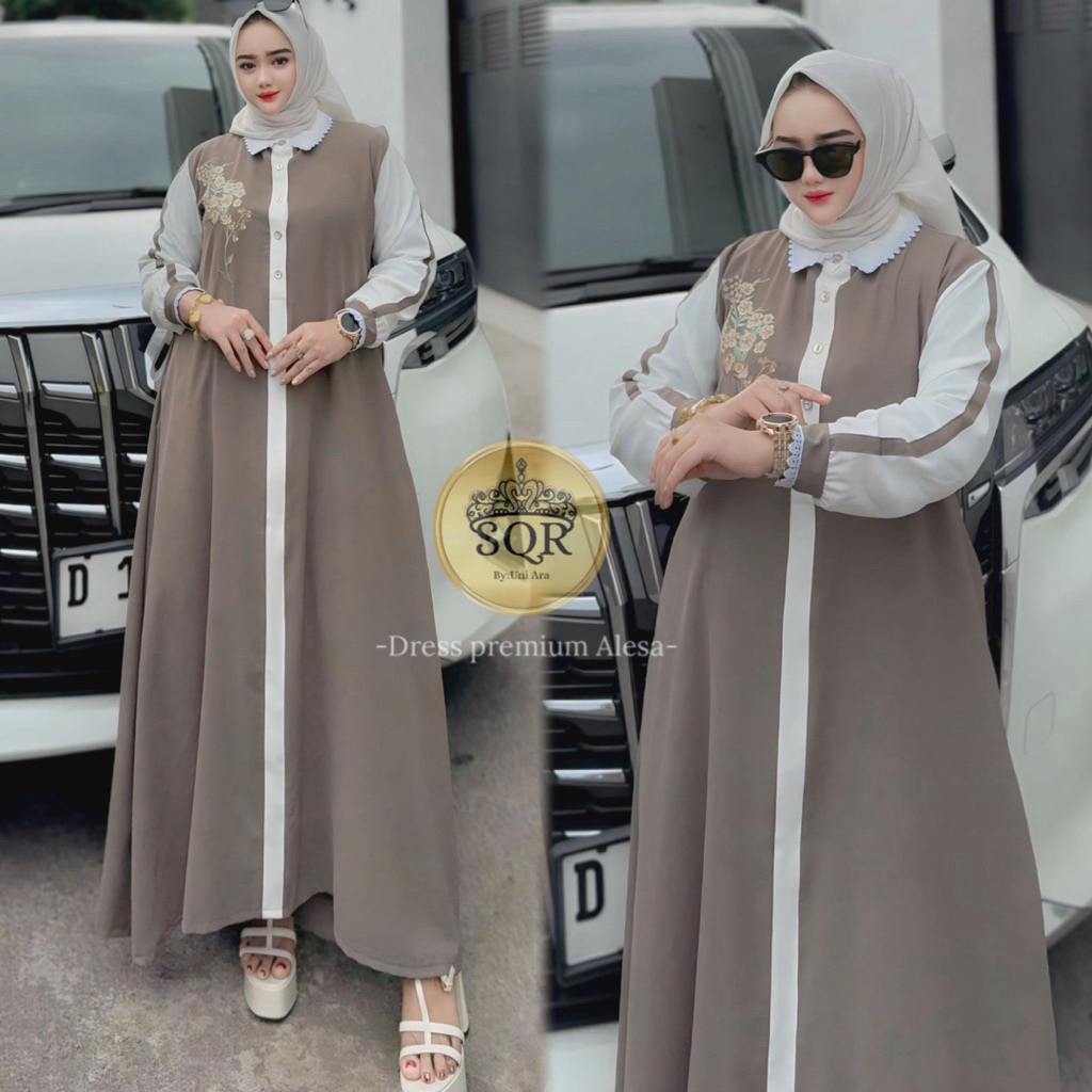 Gamis Alesa | Gamis Alesa Uni Ara | Gamis Uni Ara | Dress Alesa | Dress Alesa Uni Ara
