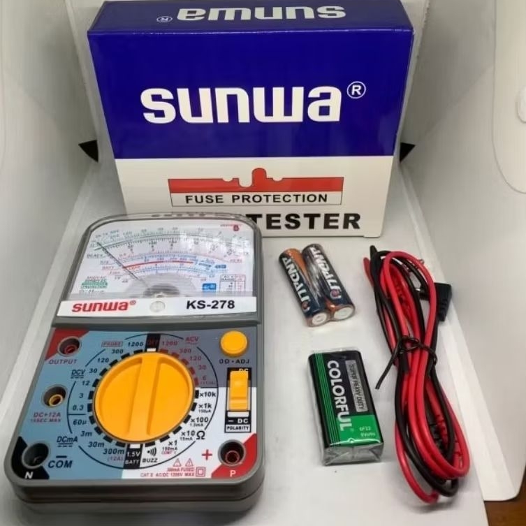 Multitester Miltimeter Avometer Sunwa KS-278 Analog Original
