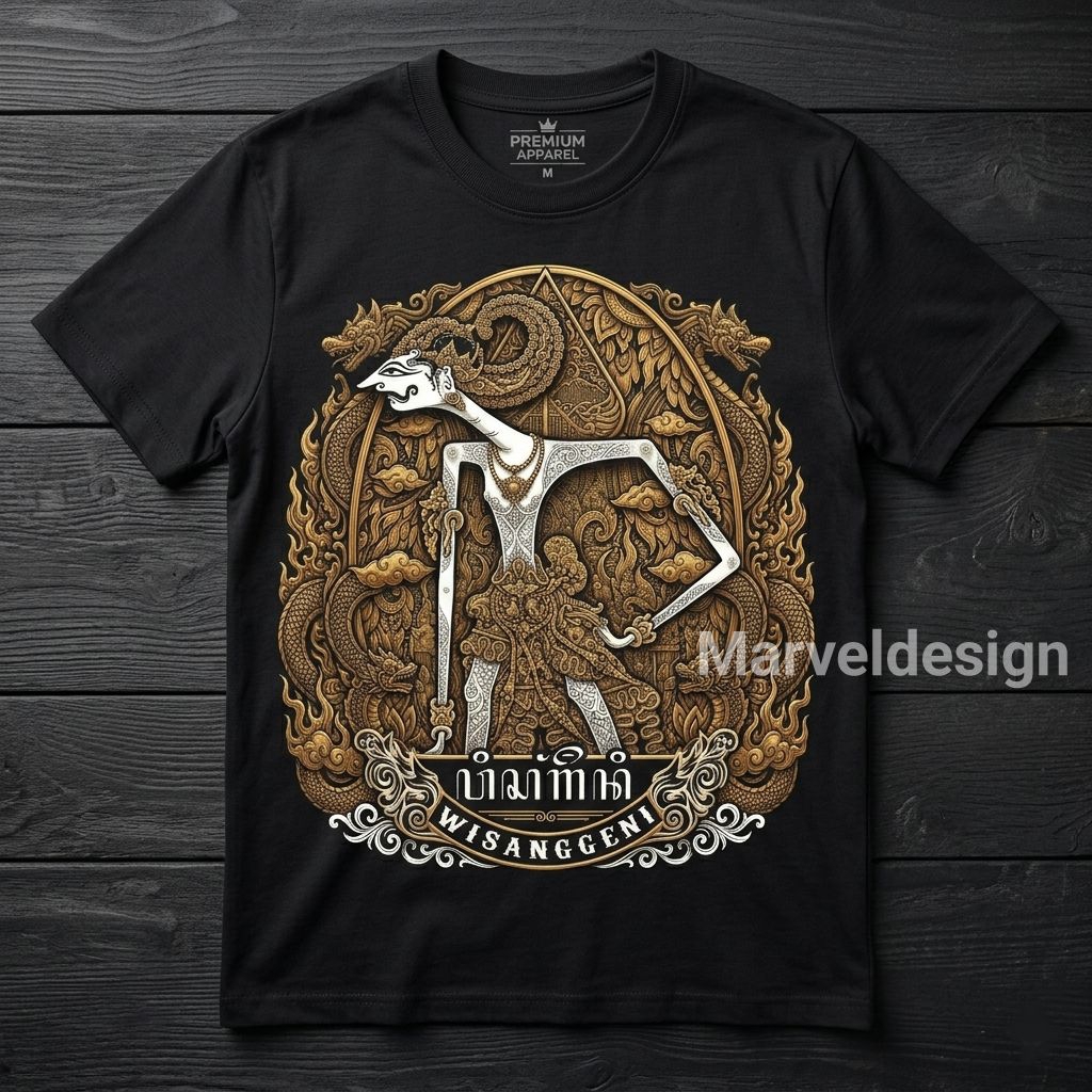kaos jawa wayang wisanggeni kode 2