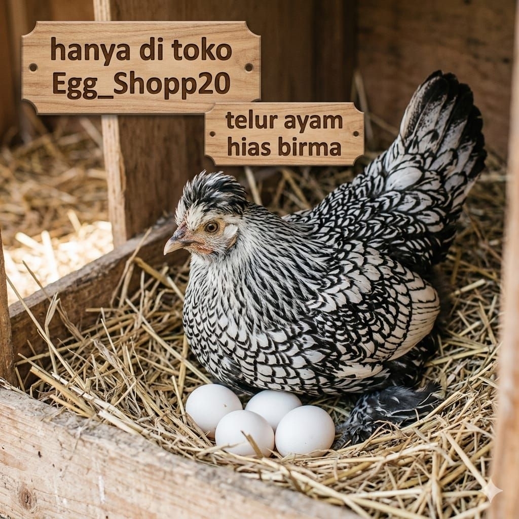 TELUR TETAS AYAM BIRMA ORI GESIT Egg_shopp20