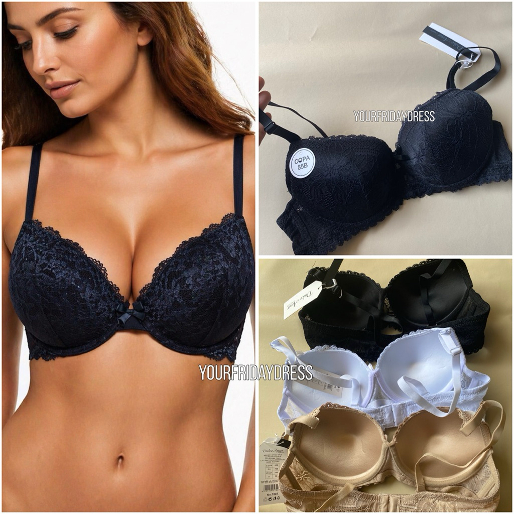 DULCE AMOR lingerie Melody Intimo SLRS full tag push up strapless wired bra multiway straps 34B 36B 