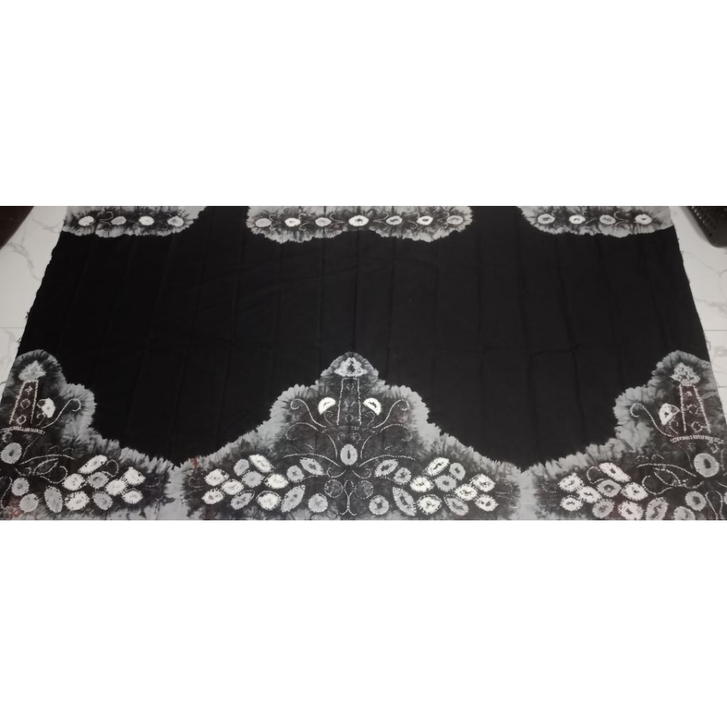 sasirangan banjar warna hitam