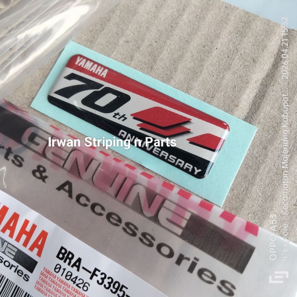 Original Emblem 70 TH 70Th 60 TH 60Th WORLD GP WGP Aerox NVX MX King Y16ZR Y15ZR R15M R25 R3 XSR155