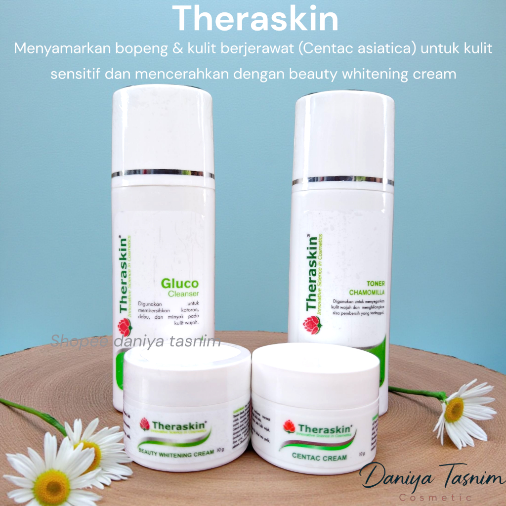 Theraskin Paket Bopeng , Bekas jerawat , Memutihkan Cocok untuk kulit sensitif Original