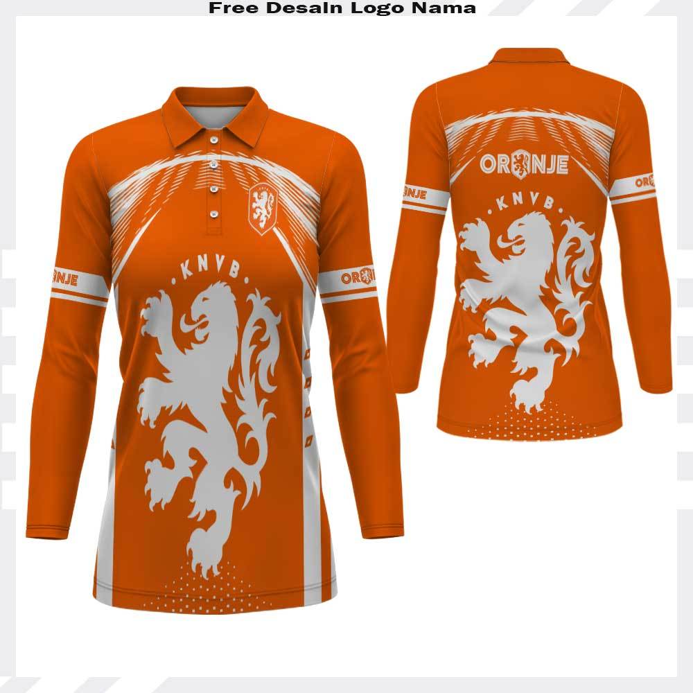 Jersey Tunik Polo Piala Dunia Terbaru 2026 Jersey Belanda Jersey Sepak Bola Belanda Piala Dunia 2026