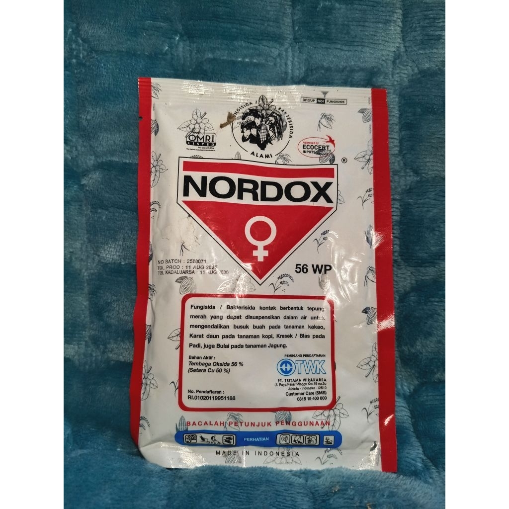 FUNGISIDA ATAU BAKTERISIDA ALAMI NORDOX Kemasan 100gr