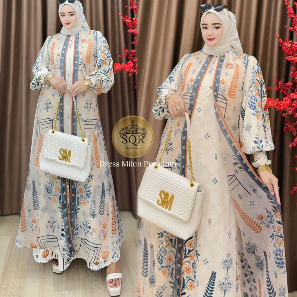 Gamis Milen | Gamis Milen Uni Ara | Gamis Uni Ara | Dress Milen | Dress Milen Uni Ara