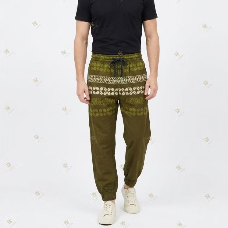 Celana Joger Batik Pria Elegan Davee