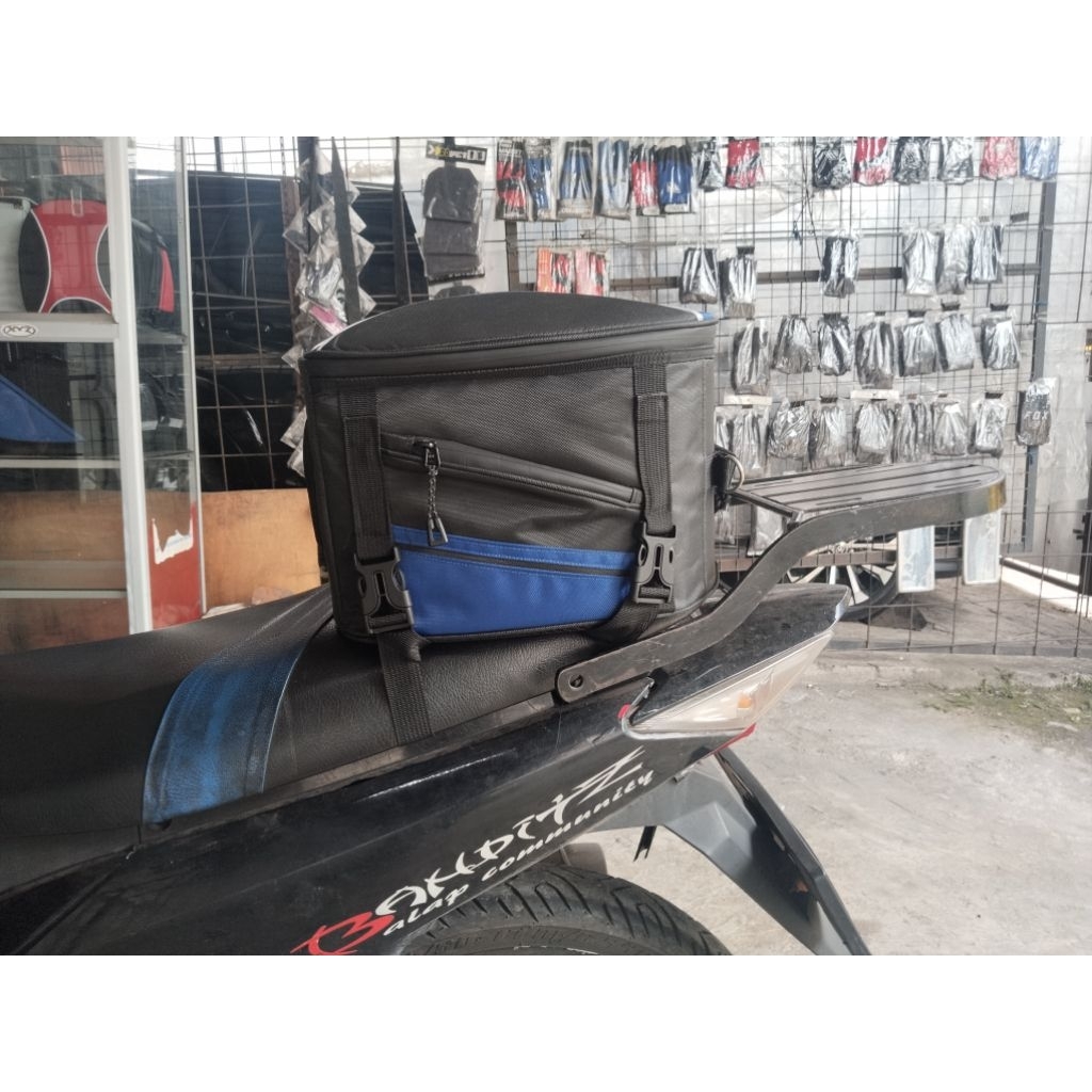 tas bagasi belakang motor touring harian
