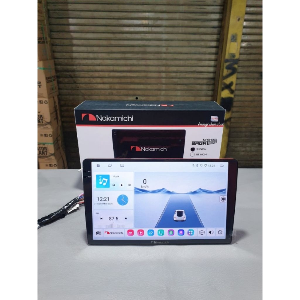 HEAD UNIT ANDROID NAKAMICHI 9 INCH SAGA NA-3102i Ram 6/64GB suport 360